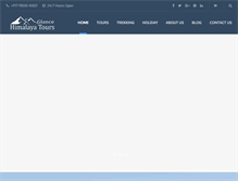 Tablet Screenshot of nepalhimalayatours.com